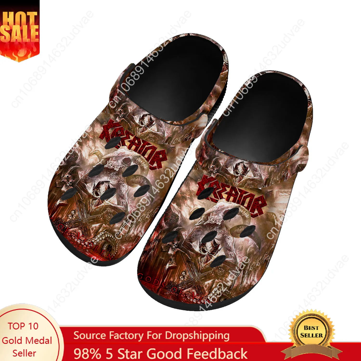 

Kreator Water Shoes Mens Womens High Quality Fashion Home Garden Clogs Customizd Sandals Beach Breathable Hole Slippers