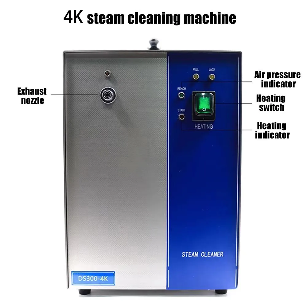 2L/3L Capacity Jewelry Steam Cleaning Machine, 4K Ultra HD Jewellery Cleaner 220V Commercial Grade Equipment