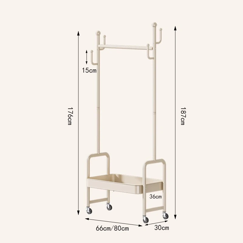 Appendiabiti doppio trolley con design a cactus, personalizzato, in metallo, ferro, rimovibile, per riporre cappotti, cappelli, scarpe, guardaroba, soggiorno, durevole ed elegante