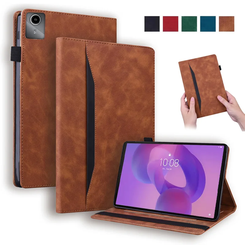 

Чехол для Lenovo Idea Tab 11, tb336fu tb336zu, роскошный чехол-кошелек из искусственной кожи с подставкой для планшета Xiaoxin Pad 11 2025 tb335fc