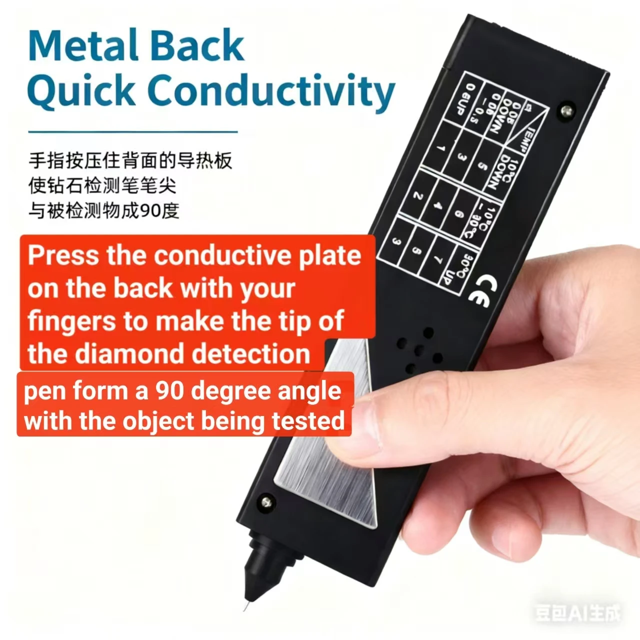 الماس تستر عالية الدقة الماس تستر القلم مجوهرات الماس تستر المهنية الماس محدد الماس تستر كيت