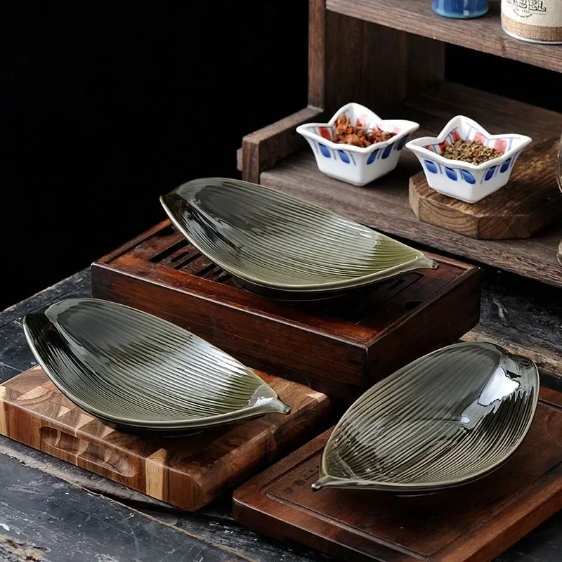 Japanese and Korean Dishes Tableware Specialty Restaurant Personality Irregular Irregular Cold Dishes Sushi Plates