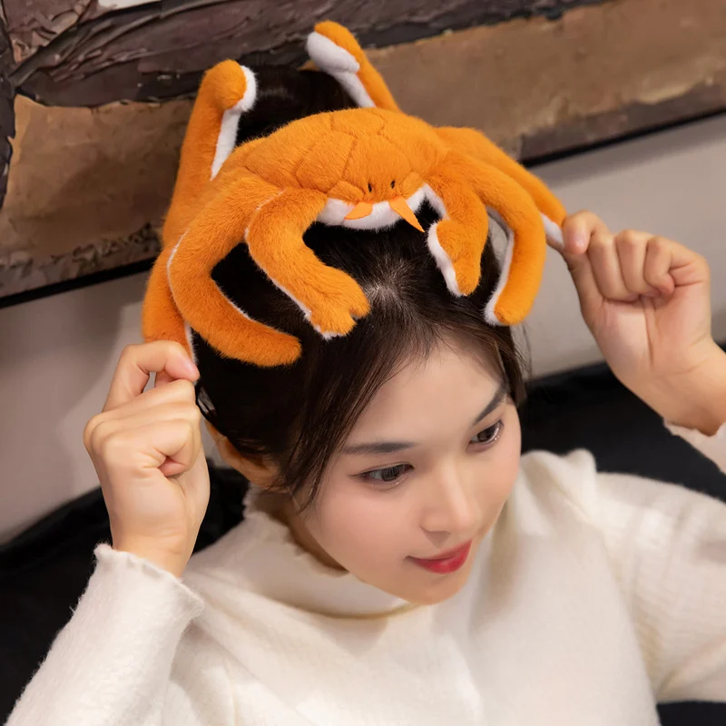 Simulatie 23-45 Cm Krab Knuffel Hoge Kwaliteit Knuffeldier Keizer Krab Knuffels Pop Zachte Kinderen Speelgoed voor Kinderen Geschenken Decor