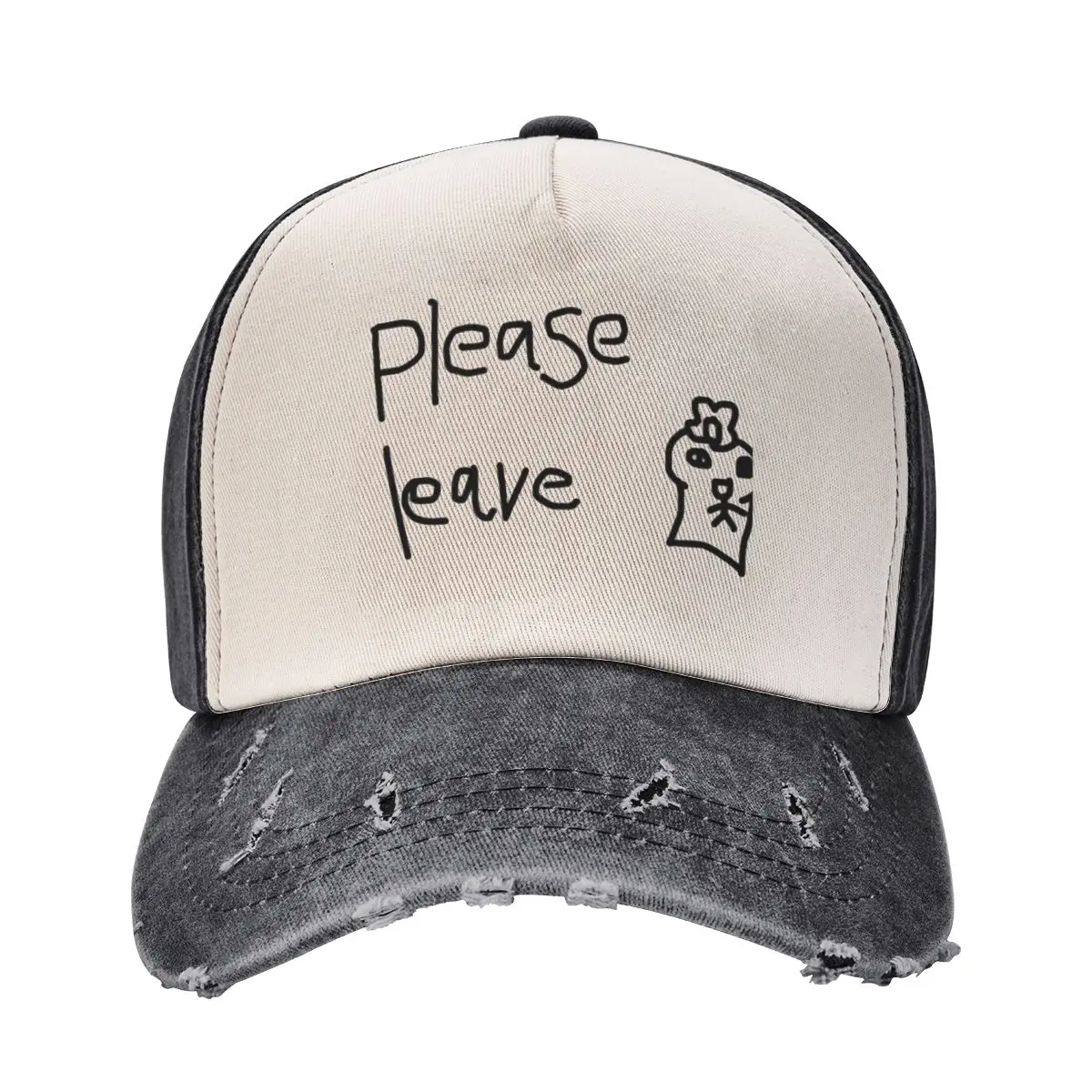 ateez please leave Baseball Cap Wild Ball Hat Christmas Hat Sports Cap Hat Baseball Cap Designer Man Women's