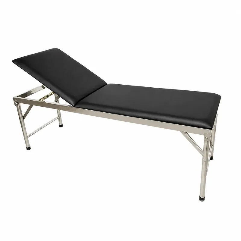 Stainless Steel Examination Bed for Clinic Massage Observation Beauty Back Check Patient Treatment Table Durable