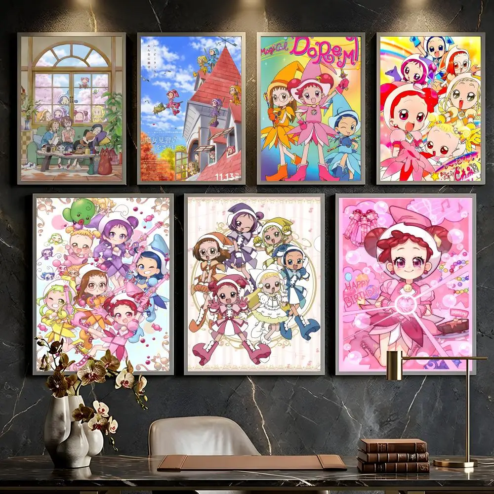 L-Little Witch ANIME-Poster – HD – selbstklebende, wasserfeste, hochfeste, universelle Wanddekoration