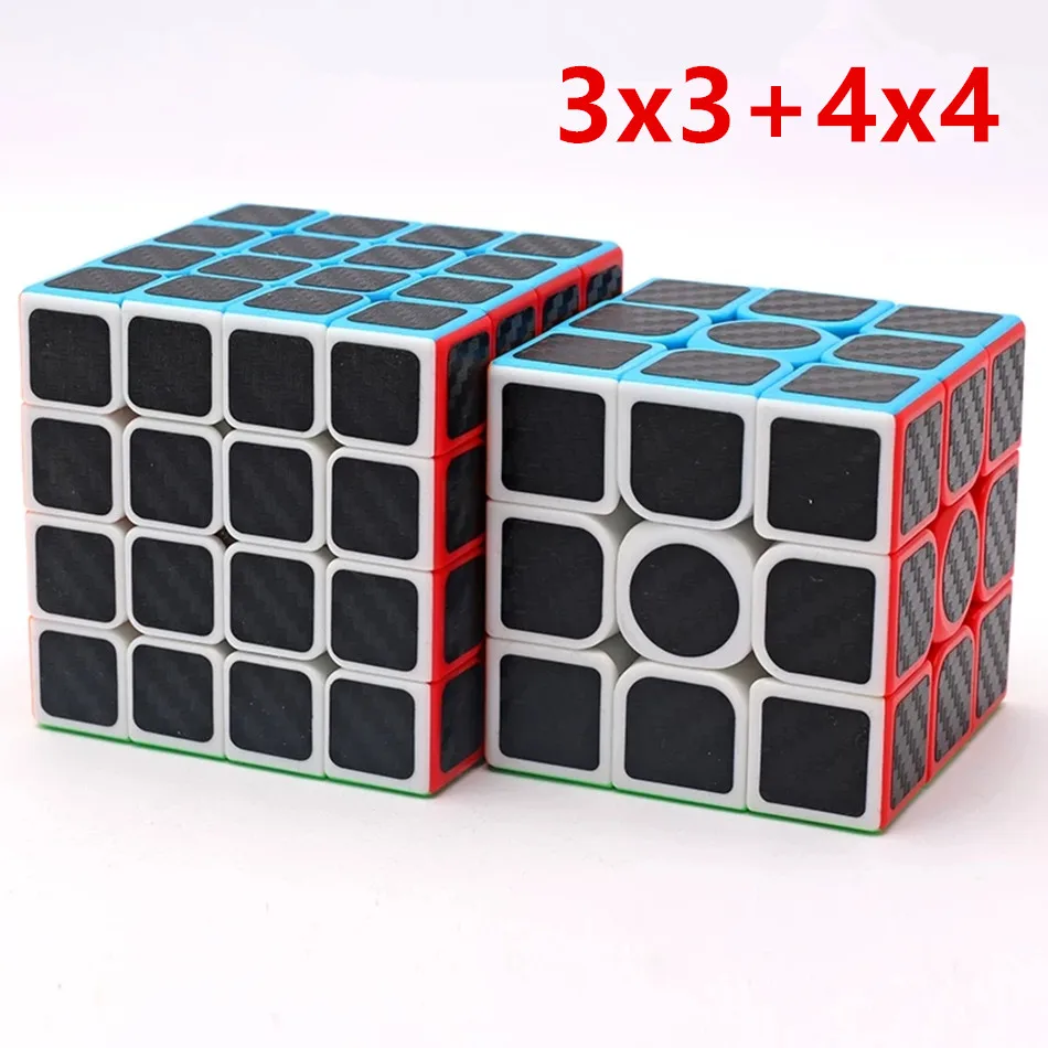 Sengso Carbon Fiber Magic Cube 2x2 3x3 4x4 5x5 Professional Speed Cubes Cubo Maigco Kids Educational Toys Gifts For Children