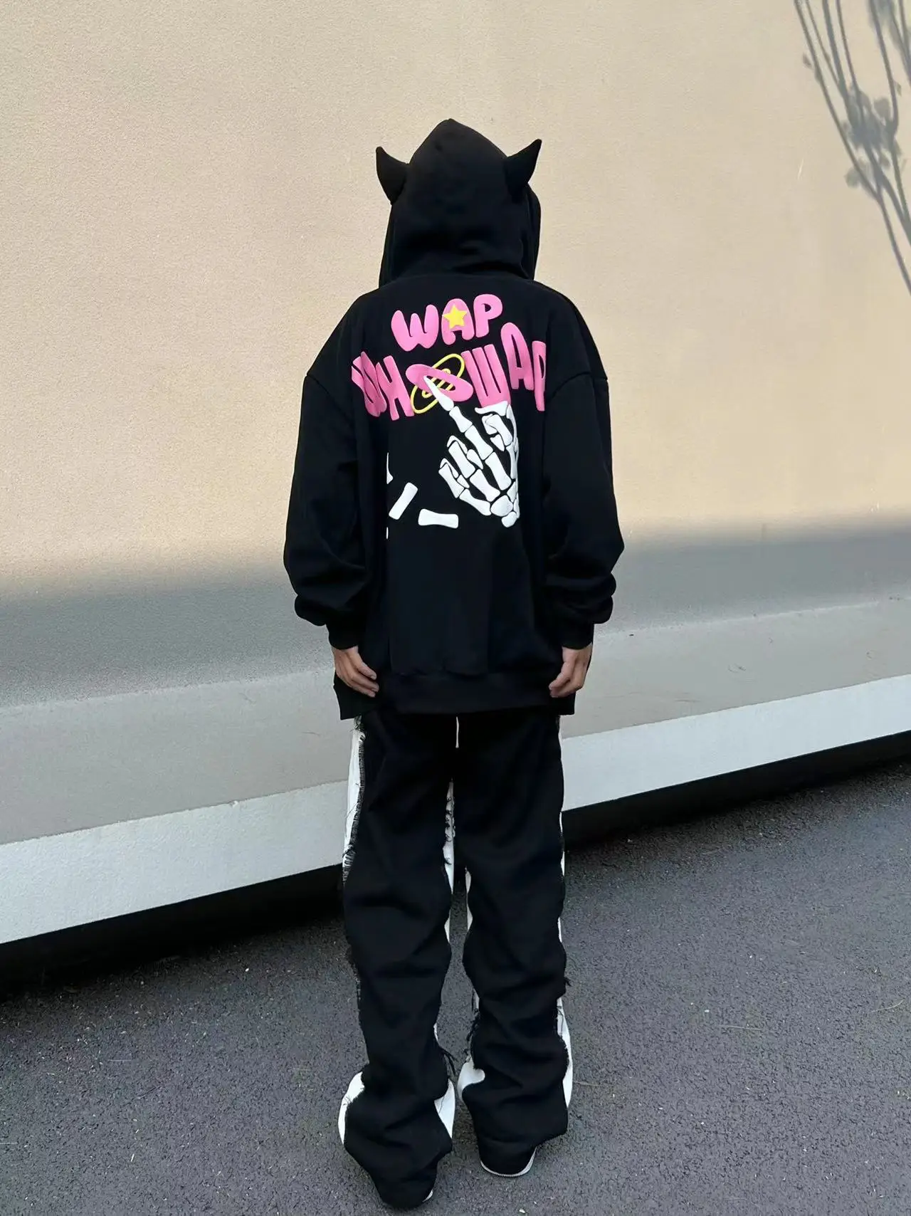 American Star Jeans for Men and Women High Street Trendy and Small Style Design Slim and Loose Straight Leg Wide Leg Floor Tower