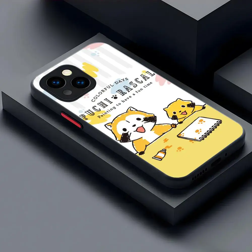 Raccoon Rascal casing ponsel Matte transparan, penutup belakang 16 15 IPhone 12 11 13 Pro Max X XR XS 8 SE Mini Plus