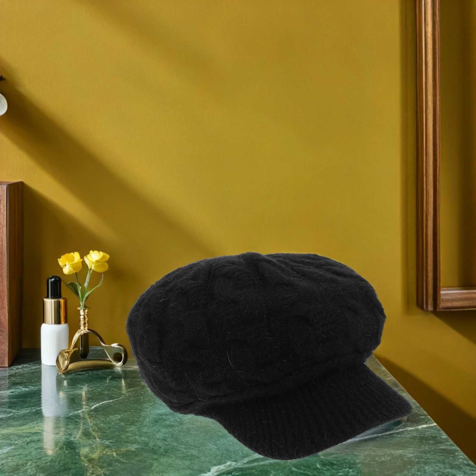 

Warm Beret Cap for Women Fashion Hats Yarn Beanie Cute Beanies Acrylic Berets Women's
