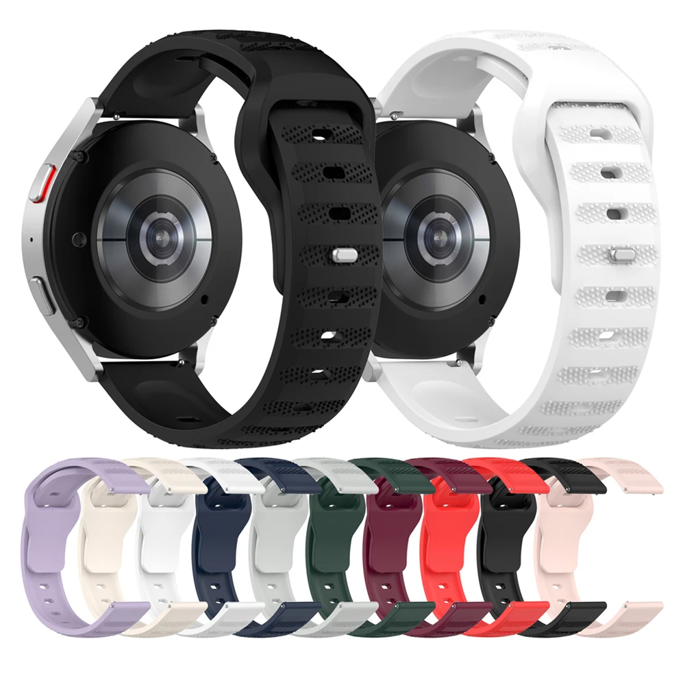 접이식 마그네틱 버클 범용 시계 밴드, 삼성 갤럭시 워치 3 4 5 5pro 액티브 워치 스트랩 손목 밴드, 패션 실리콘 R