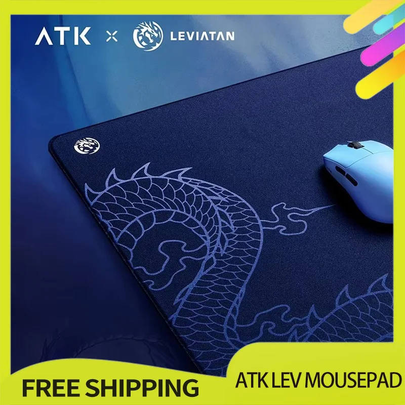 ATK LEV Mousepad XSOFT Poron Primer Composite Fiber Surface Sinking Edging Non-Slip FPS Gaming Mouse Pad PC Accessories Custom