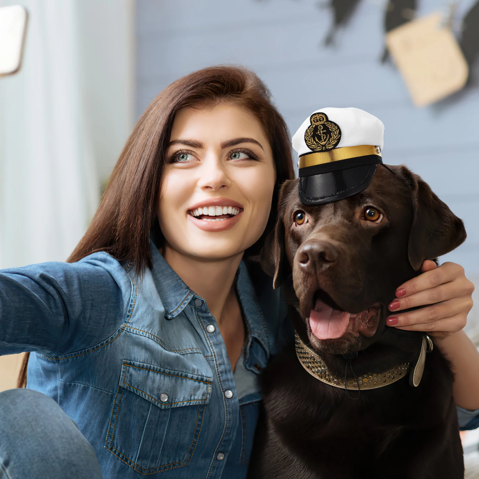 1 pezzo costume per animali domestici gatto cappello cosplay cani di taglia piccola media grande gatti morbido poliestere regolabile mentoniera compleanno Halloween servizio fotografico