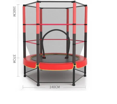 Manufacturers Cheap Gymnastic Children Bungee Jump Indoor Adults Kids Mini Fitness Park Outdoor Round 14ft Trampolines /