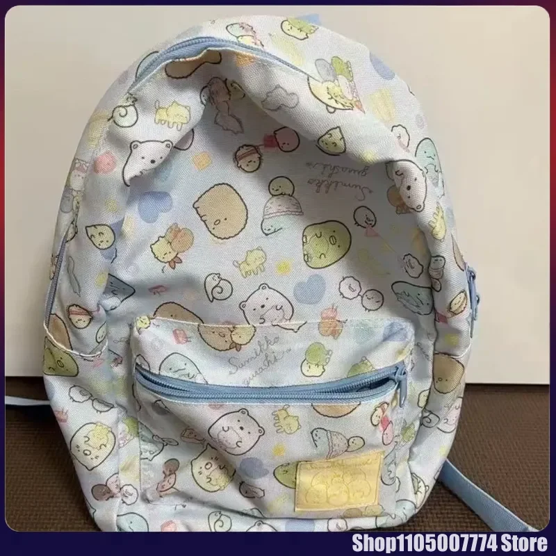 

Kawaii Sumikko Gurashi Backpack Cute School Bags For Girls Cartoon Anime School Backpack Blue Bagpack