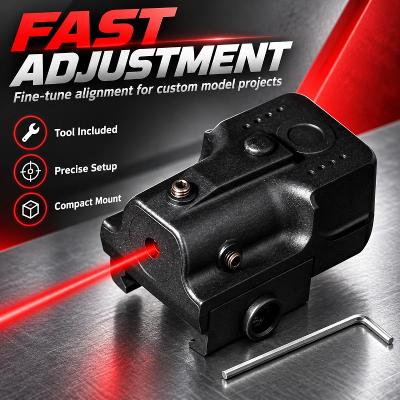 Lightweight Model Optical Marker With Install Holder Adjustable Mount For DIY Model Assembly Projects