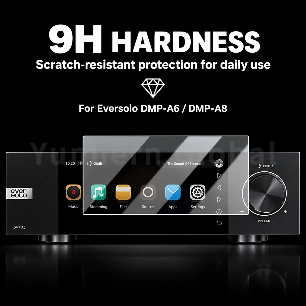 For Eversolo DMP A6 DMP A8 Tempered Glass HD Scratch-Proof Screen protector