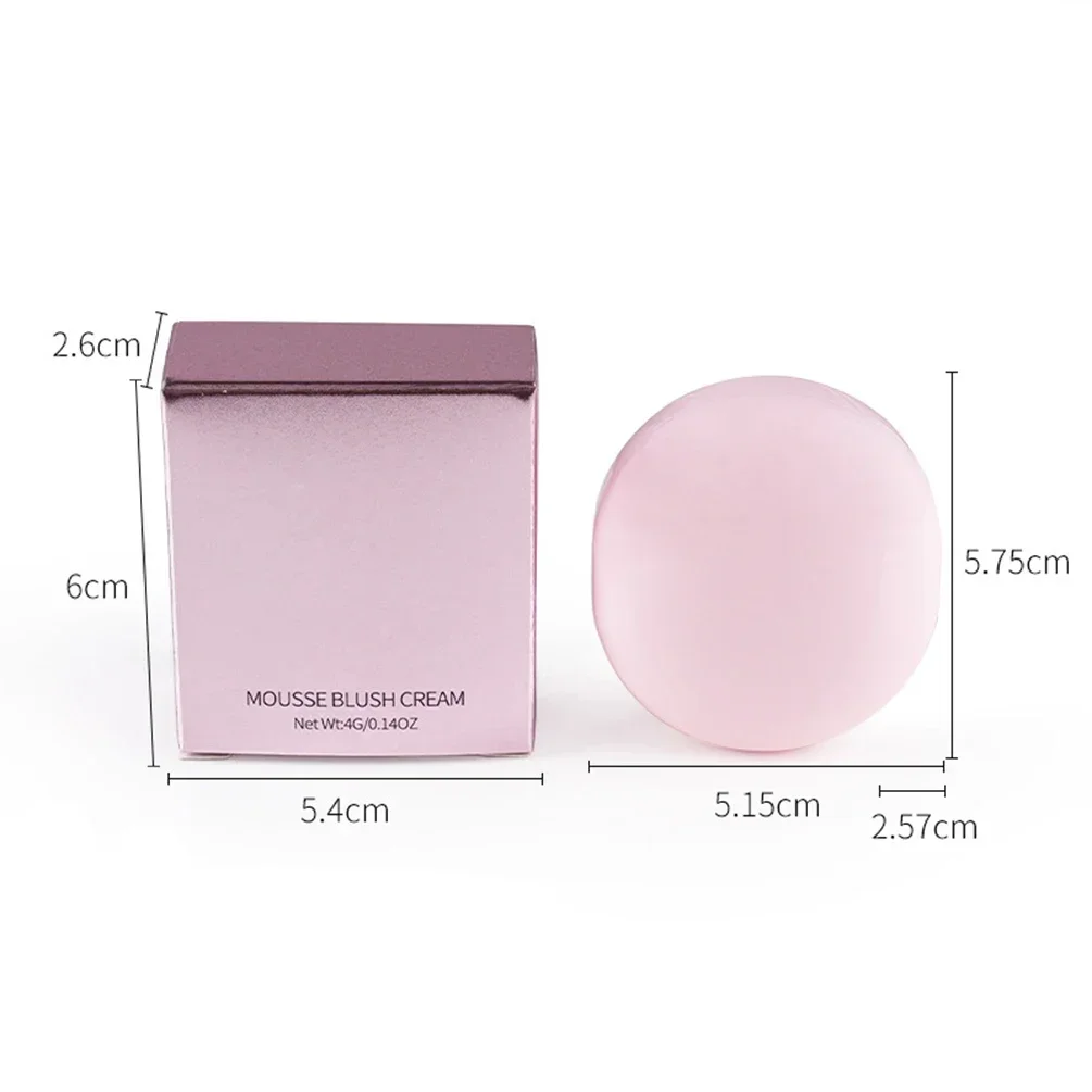 Custom Single Color Blush Cream Versatile Long Lasting Pigmented Portable Beauty Makeup Cosmetics Private Label Bulk