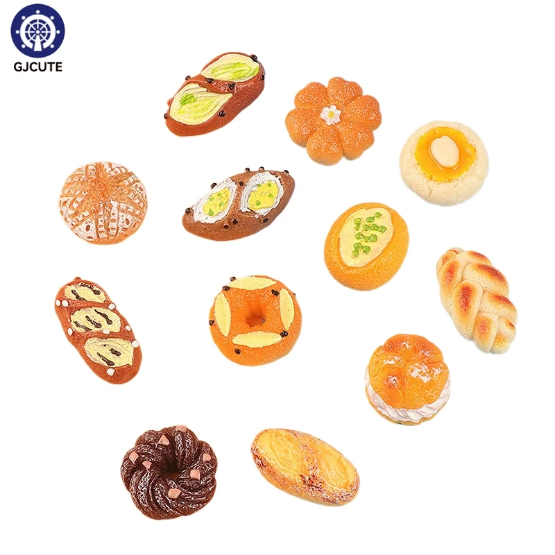 

Random 5Pcs 1/12 Dollhouse Simulation Bread Dessert Set Mini Kitchen Food Accessories Dolls House Decor Pretend Play Toys