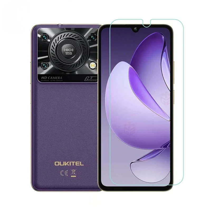

For Oukitel C60 Pro Clear Tempered Glass Screen Protector for OukitelC60 OUKITEL C60Pro 2.5D HD Ultra Thin Protective Film