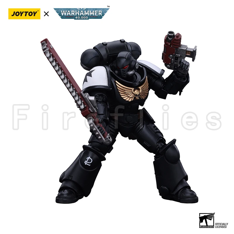 [الطلب المسبق] 1/18 JOYTOY عمل الشكل 40K Black Templars Outriders and Brother Valtus إعادة إصدار لعبة مجسمة أنيمي