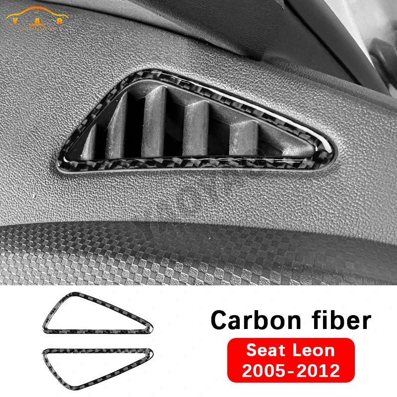 

Car Sticker For SEAT Leon 2005 2006 2007 2008 2009 2010 2011 2012 Car Air Outlet Instrument Panel Trim Decorate Accessories