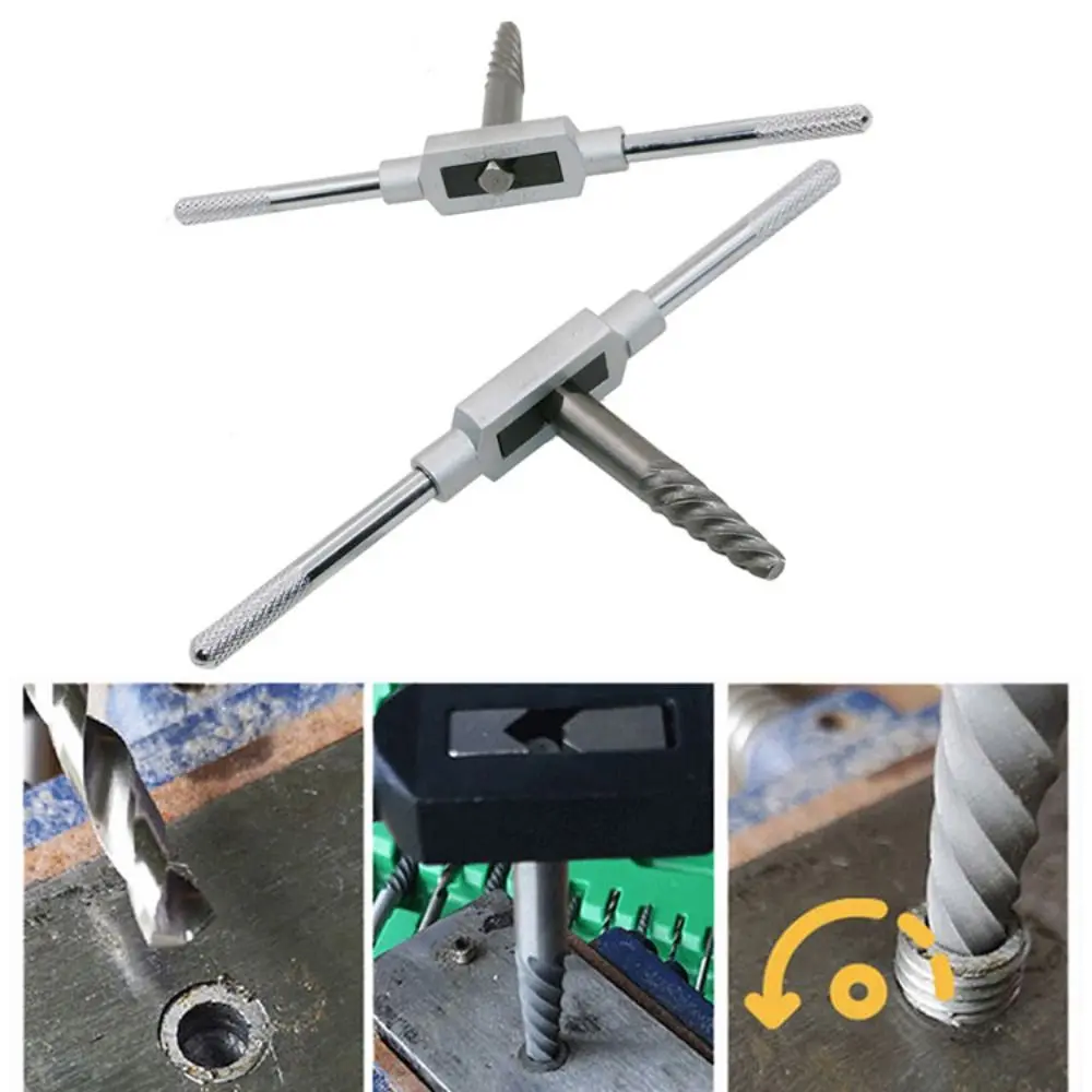 Extracts Screws and Bolts Screw Extractor Kit Durable Chrome Vanadium Steel Broken Screw Extractor Convenient Fast