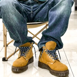Goodyear-Welted Men Genuine Leather Rugged Heritage Winter Ankle Women Military Treking Yellow Boots Outdoor for Men Work Shoes