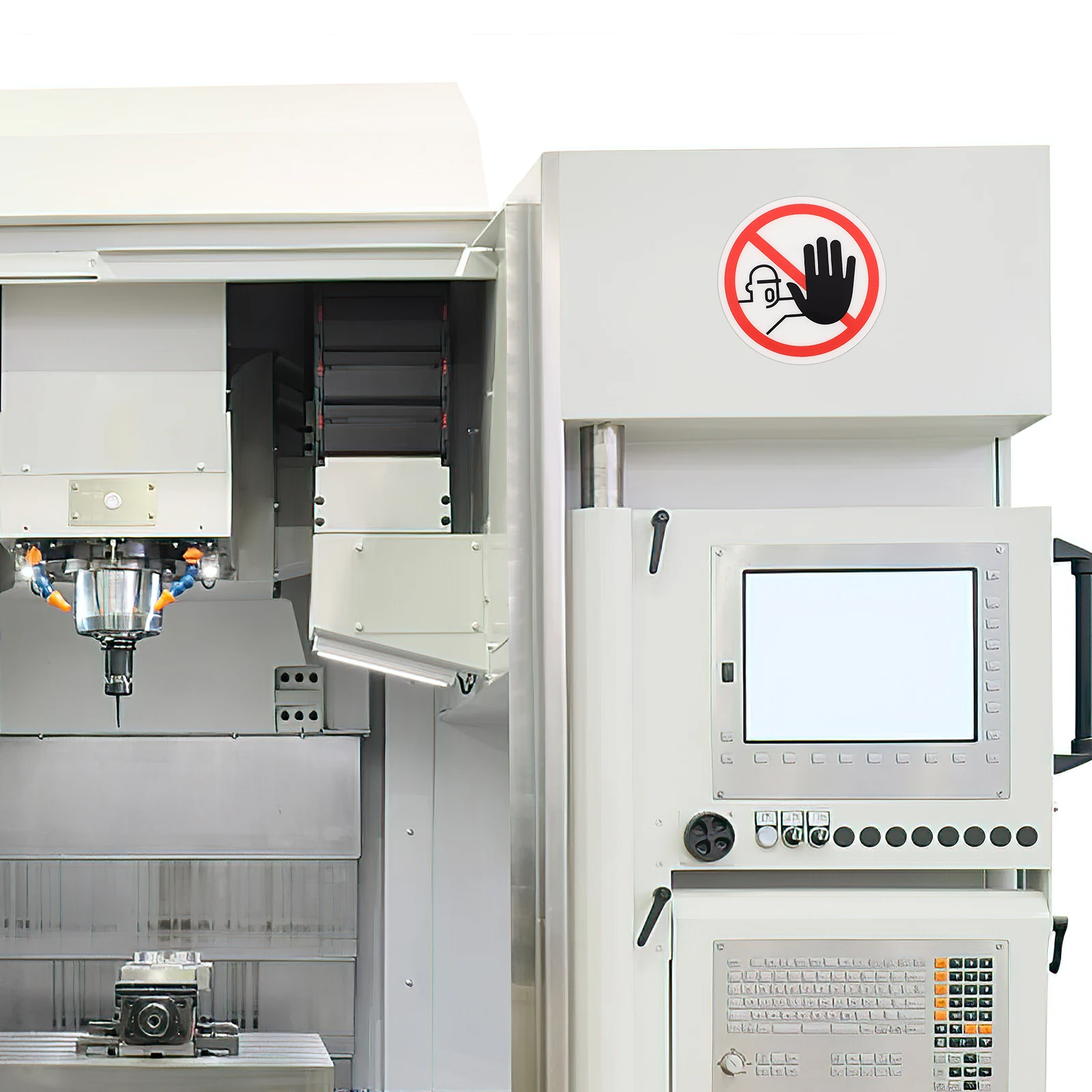 

2 Pcs Security Signs Warning Poster Stickers Equipment Self-adhesive Safety Kitchen