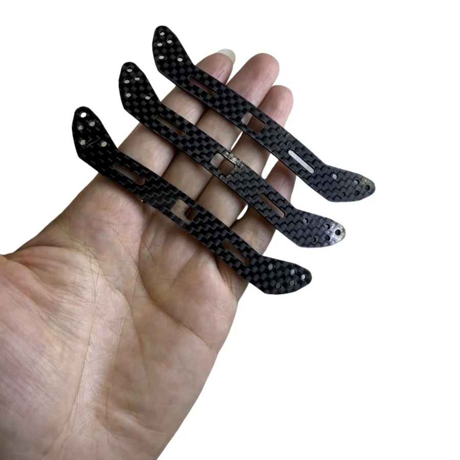 Piezas de ajuste multirodillo delantero/trasero de carbono HG hechas a sí mismas, 2mm, 2020 para Tamiya Mini 4wd, modelo de coche de carreras 95284 95285