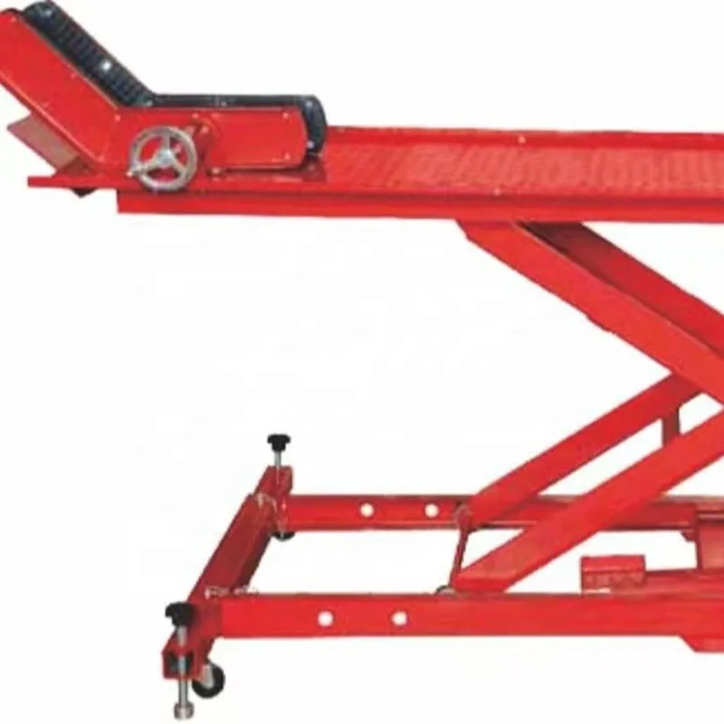 2025 جديد Style1000LBS منصة رفع الدراجة النارية الكهربائية الثقيلة أداء الصيانة الهيدروليكية دراجة نارية طاولة رفع #2