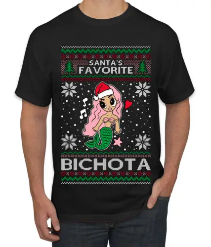 Christmas Karol Santa's Favorite Bichota Men TShirt