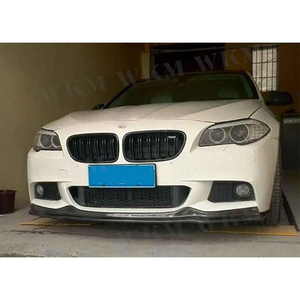 

Carbon Fiber Front Lip For BMW 5 Series F10 M Sport 2011-2016 Front Bumper Lip Spoiler Splitter Covers Car Styling