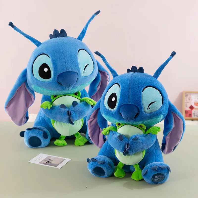 

35/45/55cm Disney Stitch The Frog Dolls Lilo&Stitch Series Cartoon Toys Anime Soft Stuffed Dolls Pillow Children Birthday Gift