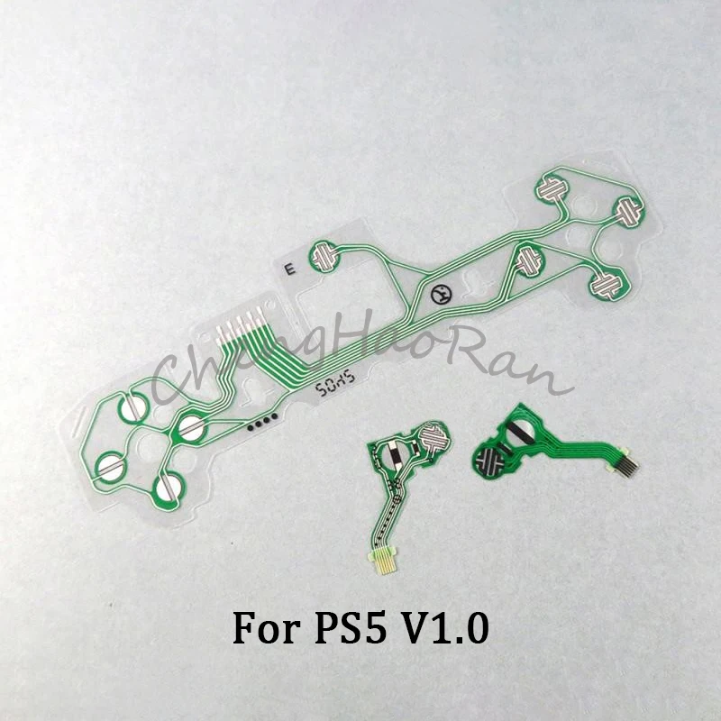 1PC For PS5 Controller Conductive Film V1.0 2.0 3.0 Ribbon Keypad Flex Cable for PS5 Gamepad LR Buttons Cross Key Flim ﻿