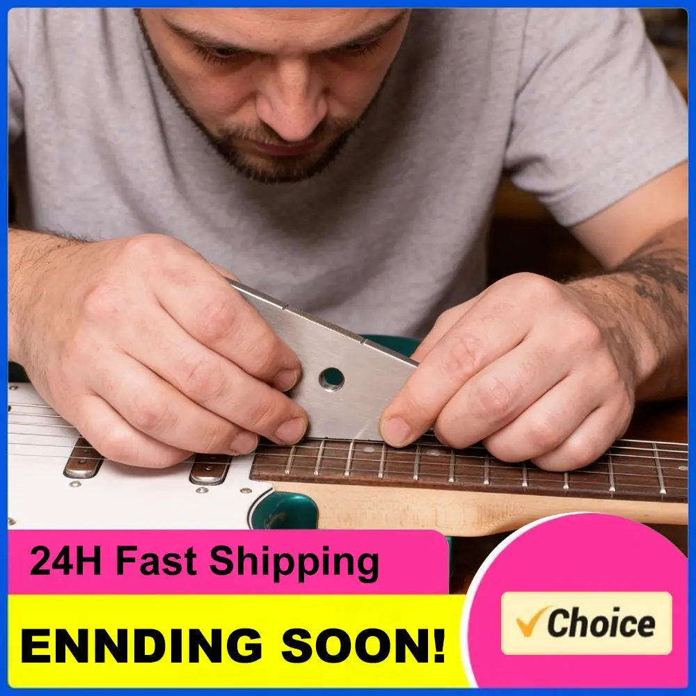 

Guitar Fret Leveller Guitar Fret Adjustment Tool Stainless Steel Fret Crowning Tool for Guitar Enthusiasts & Long Lasting Use