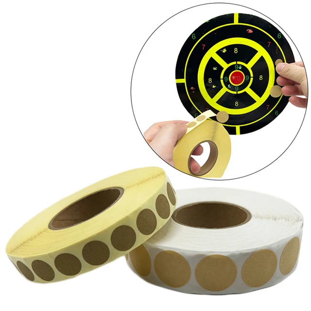 2000/szt Strzelanie do celu 20mm/12mm Brązowy Beżowy Plaster IPSC Cel Strzelanie Cel Bullseye Bore Strzelanie Plaster Naklejka