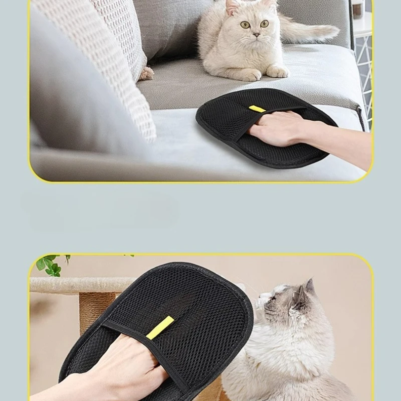 Pet Hair Remover Portable Washable Clothes Hair Dehairing Gloves Pet Cleaning Products Pet Accessories view 6