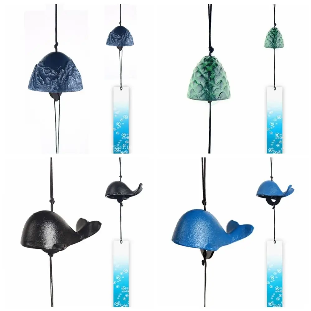 

Japanese Style Cast Iron Wind Chimes Vintage Creative Blessing Bell Simple Ornaments Bell Gifts