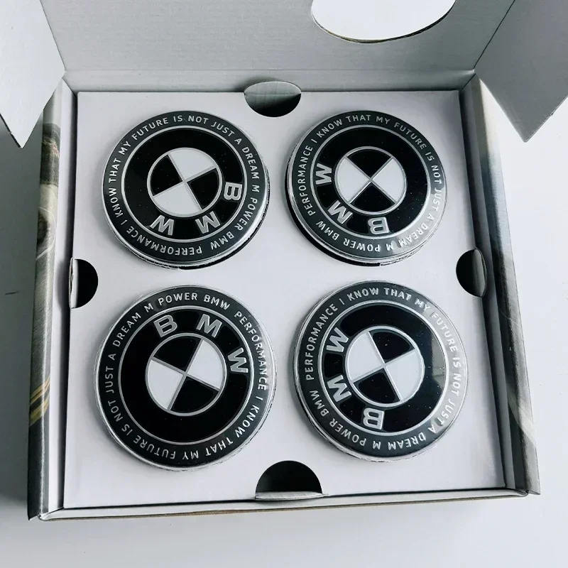 

Аксессуары: Наклейки на колеса для BMW 2025, 4 шт., 56 мм, 68 мм, плавающие колпачки для центра диска для BMW M E39 E46 E60 E90 F10 F30 G32 G3