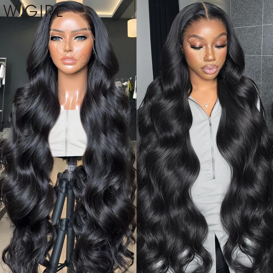 

Wigirl 40 Inch Transparent Body Wave 13x6 HD Lace Front Wig 250% Water Wave 13x4 Human Hair Lace Frontal Wigs 5x5 Glueless Wigs