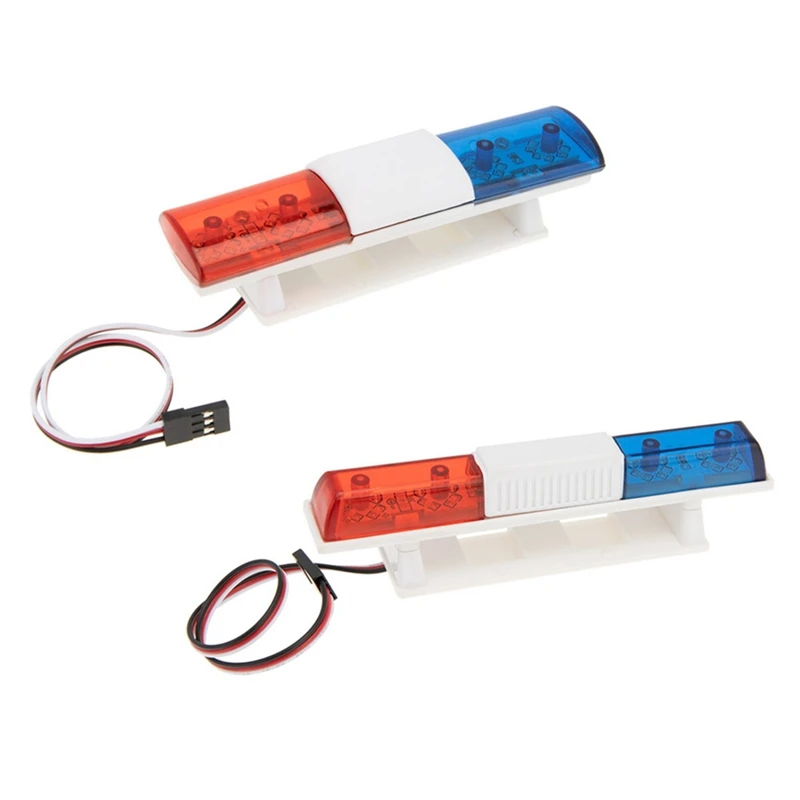 

Аксессуары для радиоуправляемых автомобилей, светодиодная полицейская вспышка, сигнальная лампа для 1/10 HSP Kyosho Tamiya Axial SCX10 D90, детали радиоуправляемого автомобиля