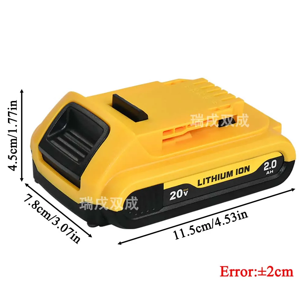 Power Tool Li-ion Battery Case Box PCB Charging Protection Circuit Board for Dewalt 18V 20V DCB180 DCB200 Battery Shell Housings