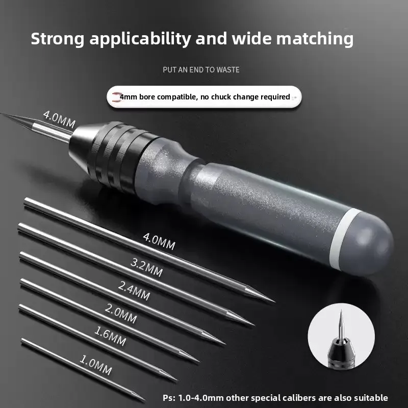 Tungsten Electrode Sharpener, 1-4mm Grinding Machine with Quick-Clamp for Welding Needles