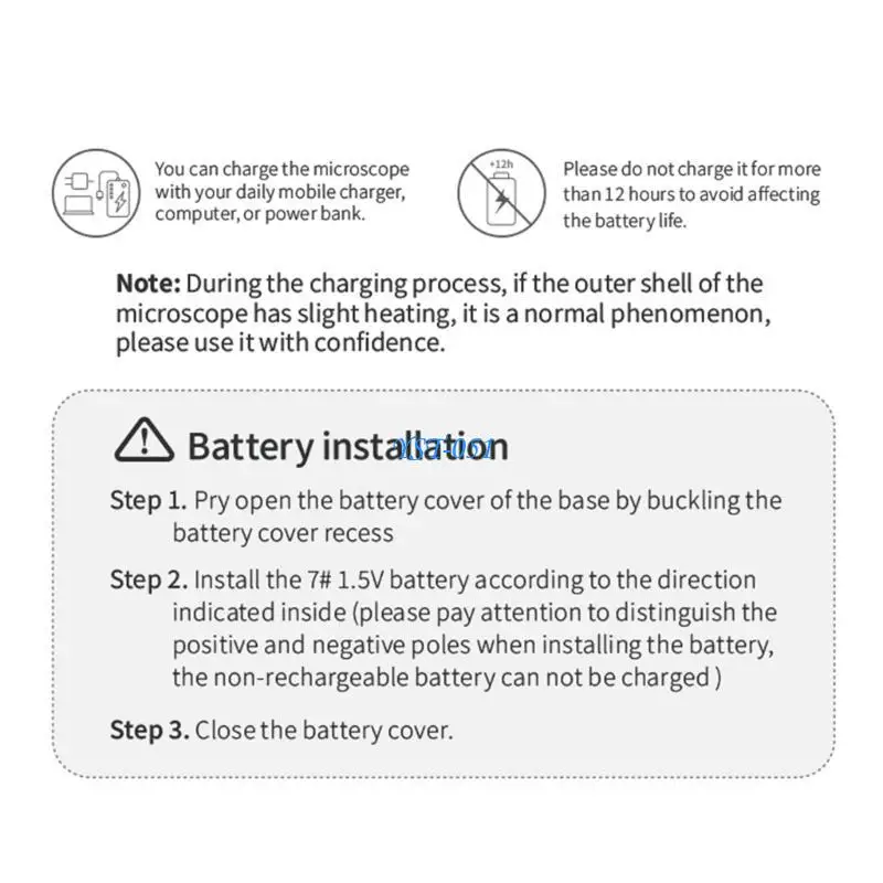 E15A مجهر رقمي محمول بشاشة LCD 2 بوصة تكبير 50X-1000X للهاتف