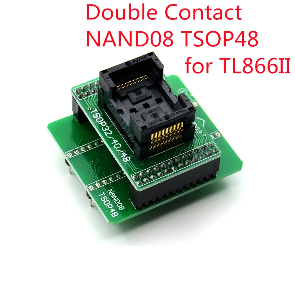 Newest NAND Flash Programmer TSOP48 Adapter for TL866II Plus Programming Calculator Chip Smart Fast Reading High Quality