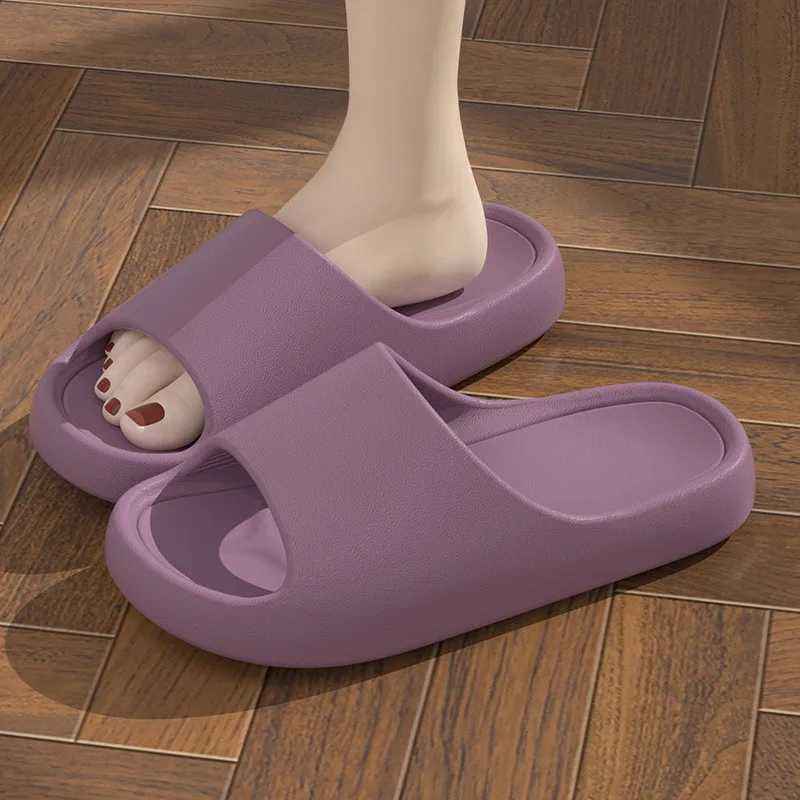 

Fashion Women Slippers Summer Men Concise Sandals Casual Thick Sole EVA Flats Slides Beach Flip Flops Outdoor Indoor Shower Shoe