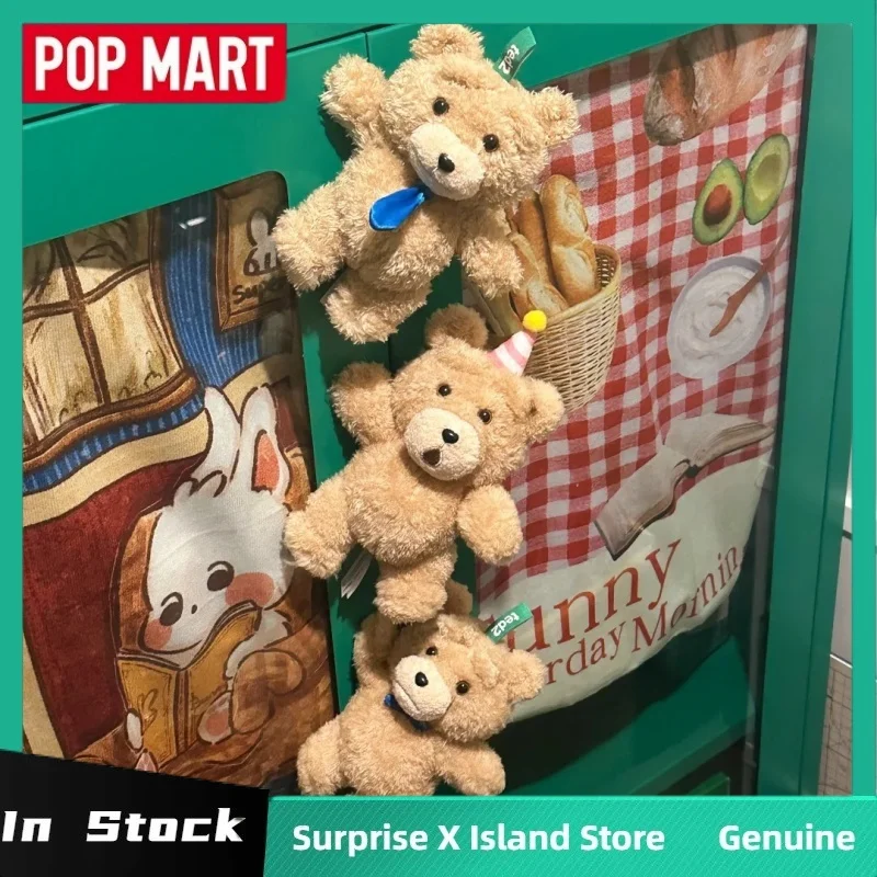 Pop Mart Resonance Ted2 Teddy Bear Series слепая коробка тренд аниме периферийная кукла загадочная коробка брелок на день рождения коллекция подарок