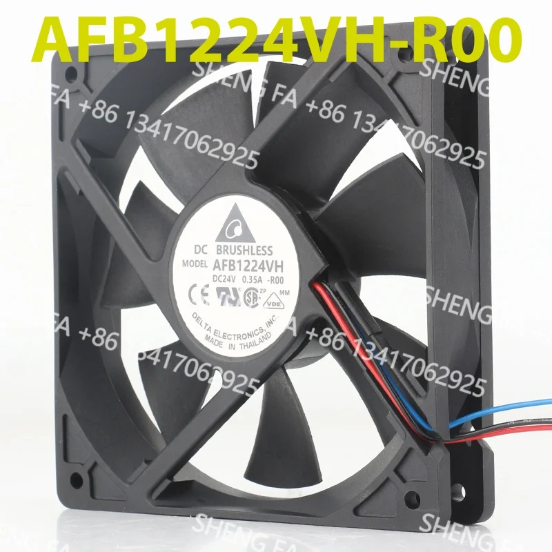 AC EC 12025 120x120x25MM 12CM Double ball converter Mainboard speed control Delta 5V 12V 48V DC 24V 0.35A AFB1224VH-R00 cooling