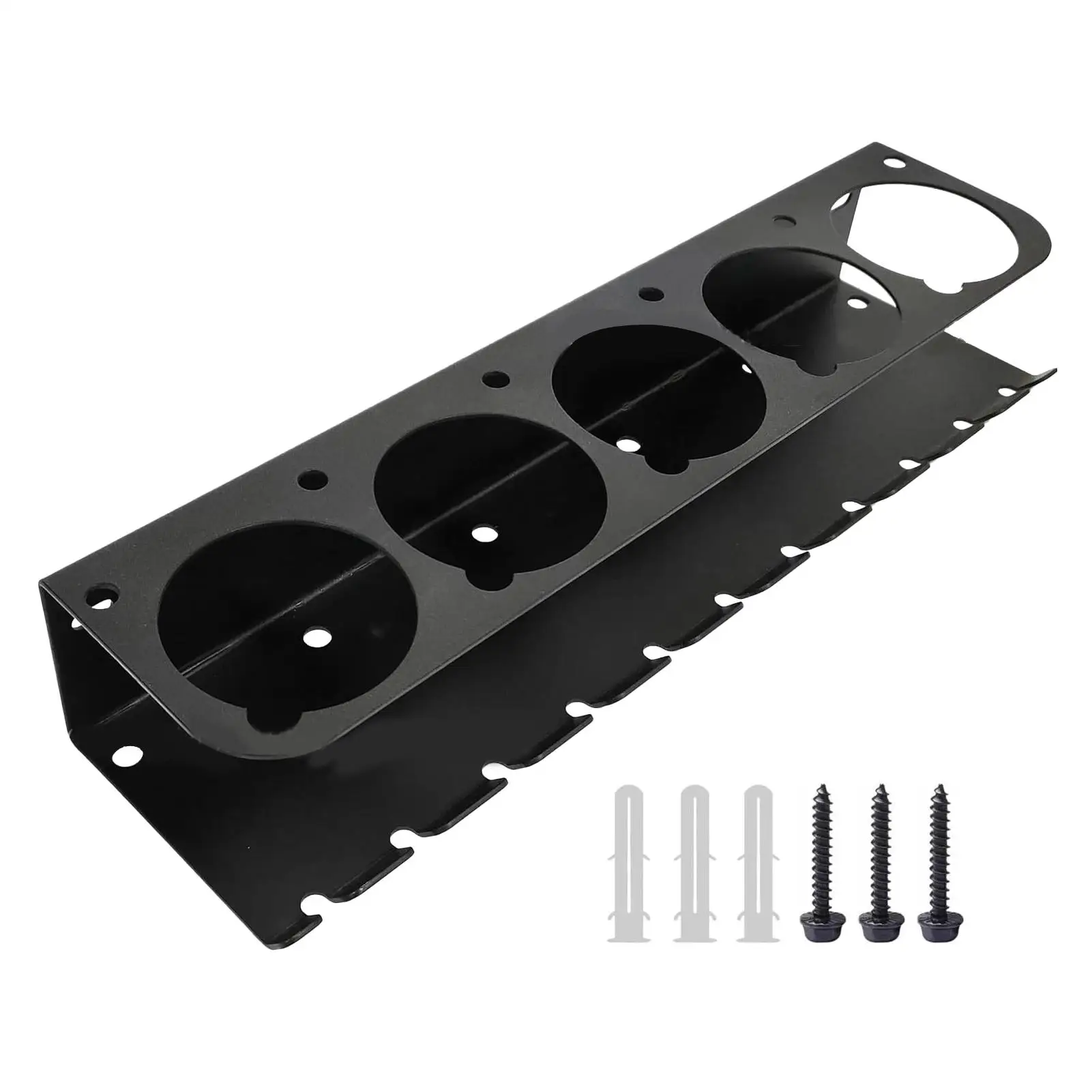 Wall Mounted Rack for Spray Can Wall Mounted Storage Rack Spray Can Holder Rack Steel Auto Detailing Organizer Tool 5 Holes